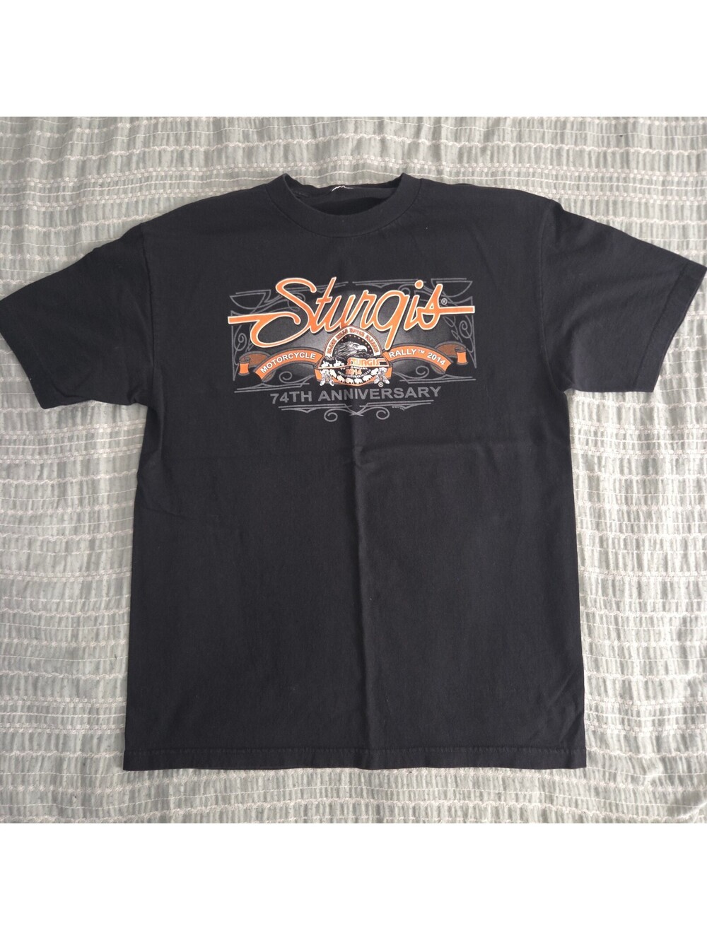 Sturgis 74th Anniversary black T-shirt